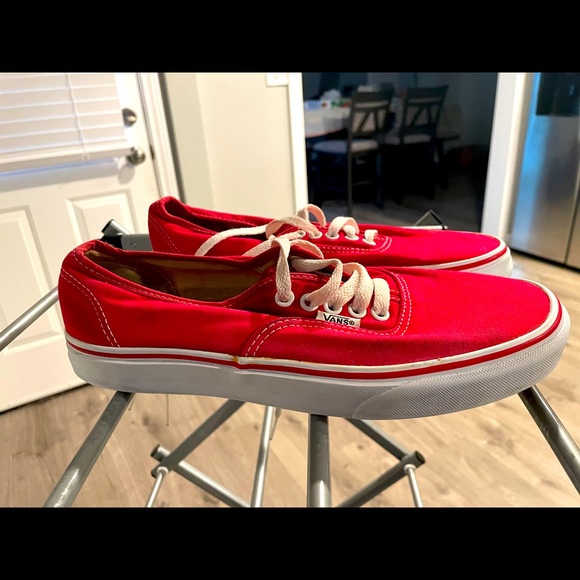 Red Vans - Picture 4 of 9